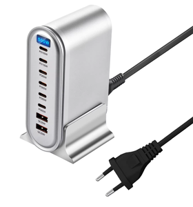 Tendance 2025 Portable multi-usages intelligent téléphone portable affichage Mobile chargeurs muraux adaptateurs 500W <span class=keywords><strong>6C</strong></span> 2A Gan pour ordinateur portable pour <span class=keywords><strong>iphone</strong></span> - Product Image 5