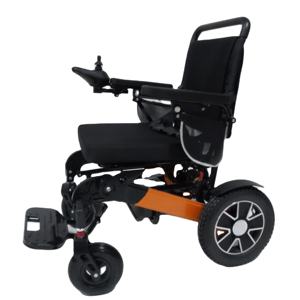 2024 actualización electromagnetismo freno silla de ruedas eléctrica sillas de ruedas eléctricas plegables para discapacitados - Product Image 1