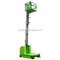 Télescopique Mobile Autopropulsé 6m 8m 9m 10m 11m Mât en alliage d'aluminium Mini élévateur Vertical Plate-forme électrique Échelle de table