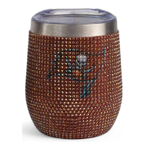 Maßgefertigter Hochwertiger Edelstahl U-förmiger Becher Weinglas Seattle Seahawks 12oz Strass-Design Tragbarer Becher - Product Image 2