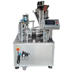 Máquina de llenado de polvo de café de tipo Rotativo Automático Máquina de llenado y sellado de taza de café Espresso
