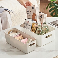 Boîte de rangement empilable pour la maison Boîte de tri à couvercle en plastique Boîte de rangement multifonctionnelle épaissie de grande capacité