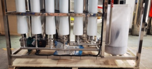 Système d'osmose inverse tout en acier inoxydable de 1 tonne pour eau ultra-pure, 1000 L/H, 220 V/380 V, équipement de traitement de l'eau pour écoles - Product Image 5