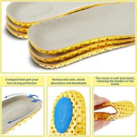 Sol Anti Statis Sepanjang Kaki, Nyaman Bernapas, Busa Memori untuk Sepatu, Sepatu Kerja, Industri, Unisex