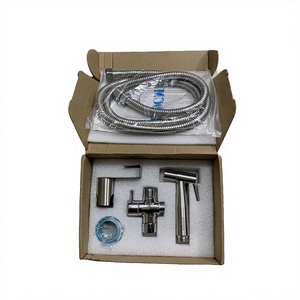 <span class=keywords><strong>Kit</strong></span> de pulvérisation pour bidet mural moderne en argent brossé, pulvérisateur de <span class=keywords><strong>toilette</strong></span> portatif, <span class=keywords><strong>kit</strong></span> de pulvérisation à <span class=keywords><strong>jet</strong></span> pour salle de bain, <span class=keywords><strong>kit</strong></span> Shattaf - Product Image 1
