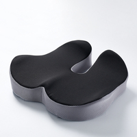 Coussin de siège en mousse à mémoire de forme pour chaises de bureau et sièges de voiture ergonomique pour le soulagement de la sciatique