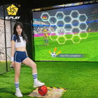 Simulateur de football de réalité virtuelle 4D professionnel Eplay avec des fonctionnalités sensorielles améliorées, jeu de tir au but