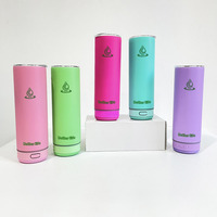 Botol Termos Air Stainless Steel 20oz Pintar dengan Speaker Bluetooth Cerdas Aksesori Baru