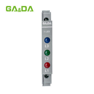 <span class=keywords><strong>GA</strong></span>&DA GDMSL/3 Indicateur lumineux modulaire triphasé à 3 LED, montage sur rail DIN, 230V - Product Image 3