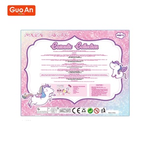 Guoan Toys Hot Beauty Kit de maquillaje de esmalte de uñas no tóxico Eco-friendly Fashion Nail Sticker Cosmetic Set para niños regalos - Product Image 2