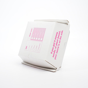 Sinh thái thân thiện tùy chỉnh in logo kraft giấy <span class=keywords><strong>Burger</strong></span> hộp dùng một lần thức ăn nhanh Takeaway hộp <span class=keywords><strong>Burger</strong></span> hộp - Product Image 5