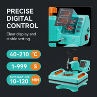 Groothandel 29 x 38 cm digitale platte warmtepersmachine voor DIY bedrukking van T-shirts, tote bags en textieltransfer