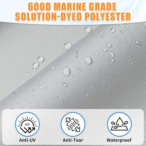 Housse de bateau MESOROCK résistante et imperméable, en polyester 600D, anti-UV, avec logo personnalisé - Product Image 2