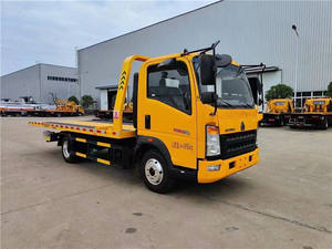 Camion de <span class=keywords><strong>remorquage</strong></span> de dépanneuse de plate-forme de lit de petit pain de l'EURO 5 130HP de HOWO - Product Image 4