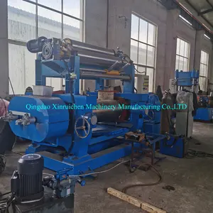 2024 Hot sell 16'' 18'' 22'' XK -400 XK-450 XK-560 two roll open type rubber mixing mill machine with stock blender