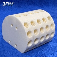 Plaque de support d'électrode en céramique d'alumine, plaque de ventilation, composant d'isolation pour traitement de plaquettes, disque à orifice tampon de fluide pour soudage