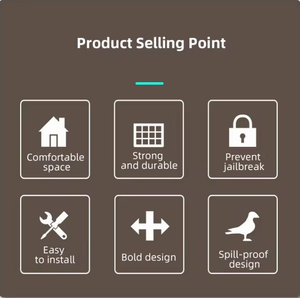 Lồng chim sang trọng, nhà chim lớn, chuồng chim nuôi chim vẹt, chim bồ câu, chất liệu gỗ kính cường lực, bán chạy tại nhà máy - Product Image 4