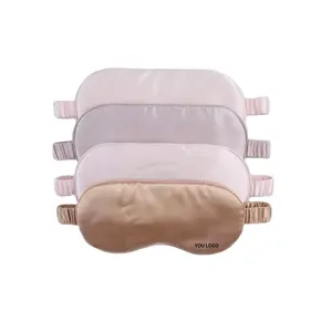 卸売旅行ロゴ高級カスタム睡眠100% 桑シルク睡眠アイマスク