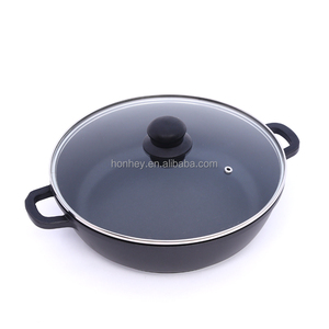 Fundición de <span class=keywords><strong>aluminio</strong></span> fundido a presión, 36 cm, 36 cm, <span class=keywords><strong>cazuela</strong></span> <span class=keywords><strong>grande</strong></span> y poco profunda - Product Image 1
