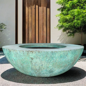 Lot de 6 pots de jardin en fibre de verre de forme rectangulaire mobiles créant un espace vert avec un décor de pot de fleur facile pour le salon de la maison - Product Image 5