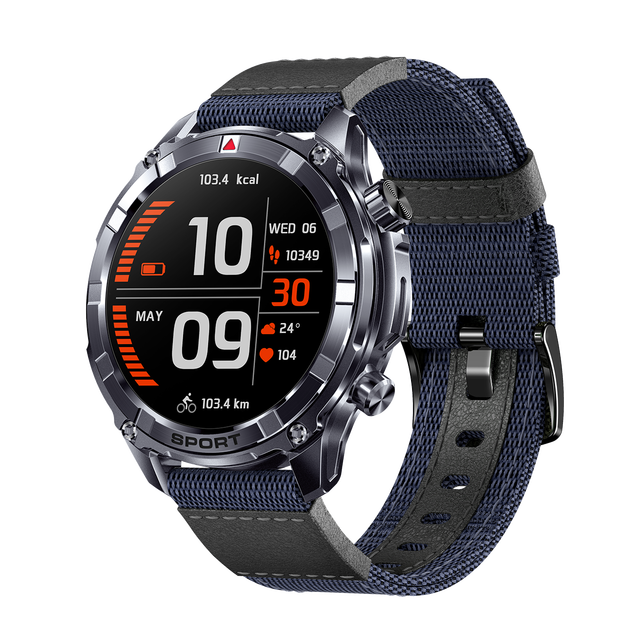 Free Shipping's Items Smartwatch Waterproof Men Women Healthy Heart Rate Monitoring Smart Watch Round Smart Watches