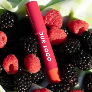 Logotipo personalizado Nuevo diseño Natural Cruelty-free Tinted Lips Make up Lipbalm Chapstick Impermeable Hidratante Fruit Lip Balm Stick - Product Image 1