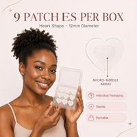Patchs hydrocolloïdes anti-acné en forme de cœur à l'acide salicylique, traitement localisé des boutons, contrôle du sébum, soin des imperfections, emballage personnalisé