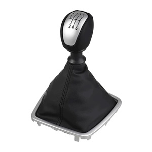Renault Gear <b>Shift</b> <b>Knob</b> Leather 6-Speed Manual Ergonomic Design For Renault Models - Product Image 3