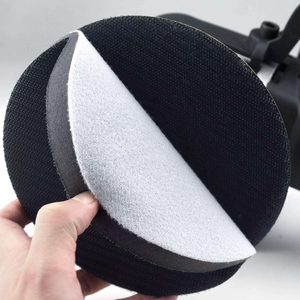 샌더 버퍼용 후크 앤 루프 연마 백패드가 있는 6 인치 소프트 폼 인터페이스 샌딩 디스크 OEM 및 OBM 맞춤형 지원 - Product Image 6