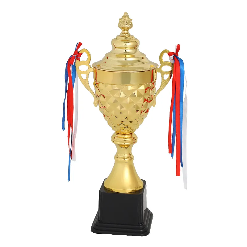 Cina Fabbrica Personalizzato Logo a Colori Placcato Distintivo In Metallo Trofeo Coppa