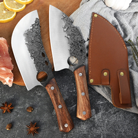 Couperet à viande chinois 6.7 pouces Chef couteau de boucher nouveau manche en bois populaire rasoir tranchant couteaux de cuisine avec gaine