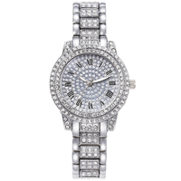 Montres pour Femmes Luxe Bracelet Collier Boucles d'Oreilles Bague Ensemble Cadeau Montre-Bracelet pour Dames Vente en Gros