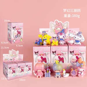 Caja Sorpresa con Figuras de Melody Durmiendo de 8-10 cm, Juguetes de PVC de Kuromi con Anillo de Natación, Unicornio de Sanrio, Decoración de Escritorio, Regalo para Niños - Product Image 5