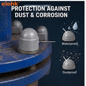 Elehk - Tapas Protectoras de Plástico <span class=keywords><strong>para</strong></span> Pernos y Tuercas, Cabeza Hexagonal, Protección Externa, M4-M70 - Product Image 1
