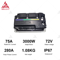 Contrôleur VOTOL EM100-2GTRP SV120GT 72V Peak CAN BUS programmable à onde sinusoïdale pour scooter et moto