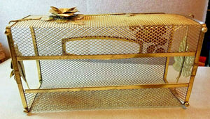 Élégant porte-papier de soie doré en métal en maille de fer parfait pour les ustensiles de cuisine et la décoration de restaurant et les organisations élégantes - Product Image 5