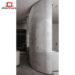 Panneaux muraux décoratifs contemporains haut de gamme en composite bois-plastique, design texturé 3D sculpté, pour salon et chambre à coucher - Product Image 5