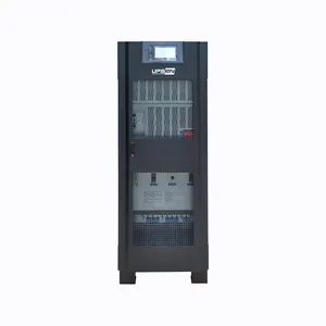 פלט PF 0.9 מתלה UPS ספק כוח עם DSP N+1 מערכות מקבילות תעשייתיות תדר של 60 עד 50 הרץ 80kva מקוונות