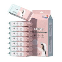 Lingettes humides naturelles mini format poche personnalisées en usine OEM, lingettes douces pour le nettoyage du visage et des mains, lingettes humides portables