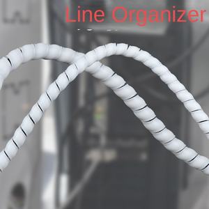 Selongsong Pelindung Kabel Plastik Anti Gigitan Kucing untuk Komputer Desktop dengan Pelindung Kawat dan Pengikat Diameter 0.8-1.6cm - Product Image 3