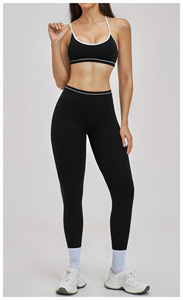 Nuevo Conjunto Deportivo de Yoga para Mujer, Personalizado, con Sujetador Deportivo y Leggings, Suave, Elástico, Cómodo, para Entrenamiento, Gimnasio y Fitness - Product Image 6