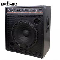 Amplificateur de Guitare OEM d'Usine Professionnel 15 Pouces 250W, Amplificateur de Basse, Équipement Sonore pour Scène KTV