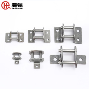 Conector de Cadena de Placa Curva Haoqiang, Rodillo de 10 mm, Ancho de 15 mm, Tipo Estándar, Cadena de Transmisión de Una Sola Hilera - Product Image 1