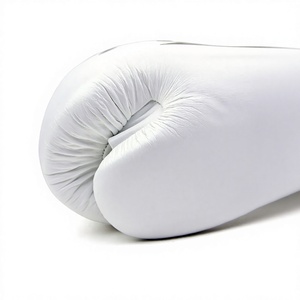 Top Quality Fairtex White Real Cowhide Leather Boxing <b>Gloves</b> Custom Logo Kick Boxing Training Fighting Hook Loop <b>Moisture</b> Wick - Product Image 4