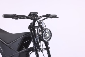Mountain Bike Dirt 72V Motorcycles Style E MTB 21-Speed Gear Offers Smooth Gear Shifting for a Versatile Riding Experience. Alum - Product Image 2