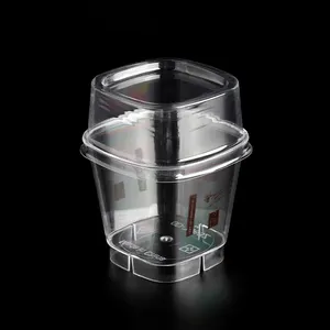Wholesale clear slim packaging plastic desseret container Yogurt Pudding Mousse ice cream cup