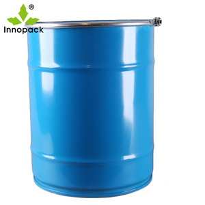 Tambor de acero vacío de gran capacidad de 50 <span class=keywords><strong>litros</strong></span>, gran oferta, Cubo de pintura de Metal azul de 50L - Product Image 5