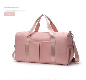 Custom Oxford Cloth <b>Large</b> Capacity Gym <b>Bag</b> Dry Wet Separation Sports Travel Luggage Color Contrast Shoe <b>Bin</b> Fitness Travel <b>Bag</b> - Product Image 1