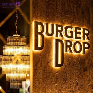 Tùy chỉnh ngoài trời chiếu sáng cửa hàng tiếp nhận dấu hiệu, phía trước và Backlit kinh doanh signage với ánh sáng LED Beauty Salon Đăng - Product Image 3