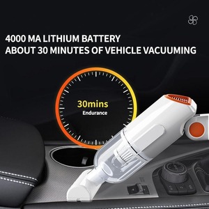 Logo personnalisé 14000Pa aspirateur <span class=keywords><strong>rechargeable</strong></span> pour siège de voiture aspirateur à main sans fil pour voitures et la maison - Product Image 3